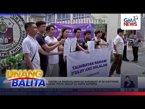 Petisyong kontra sa pagpapaliban ng BSKE, inihain ng ilang youth group... | Unang Hirit
