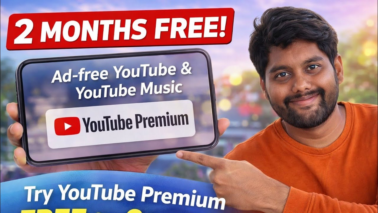 How to Get YouTube Premium FREE 2 Months 😱 (No Card Needed 2026) - YouTube