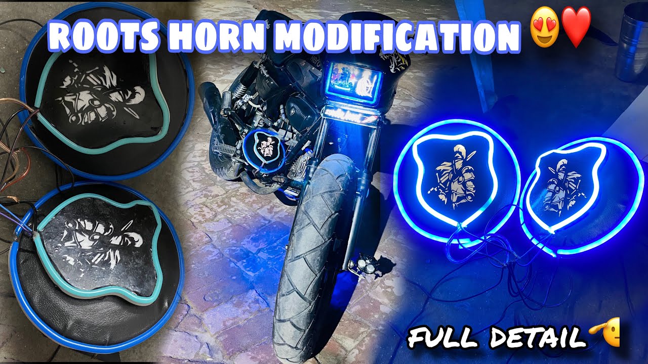 Roots Horn modification ️ Splendor new modification Full detail 💯 modified YouTube