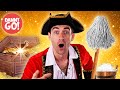 Swab the deck   pirate clean up song  danny go songs for kids