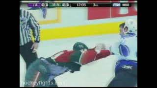 Derek Boogaard vs Raitis Ivanans 25 10 2006