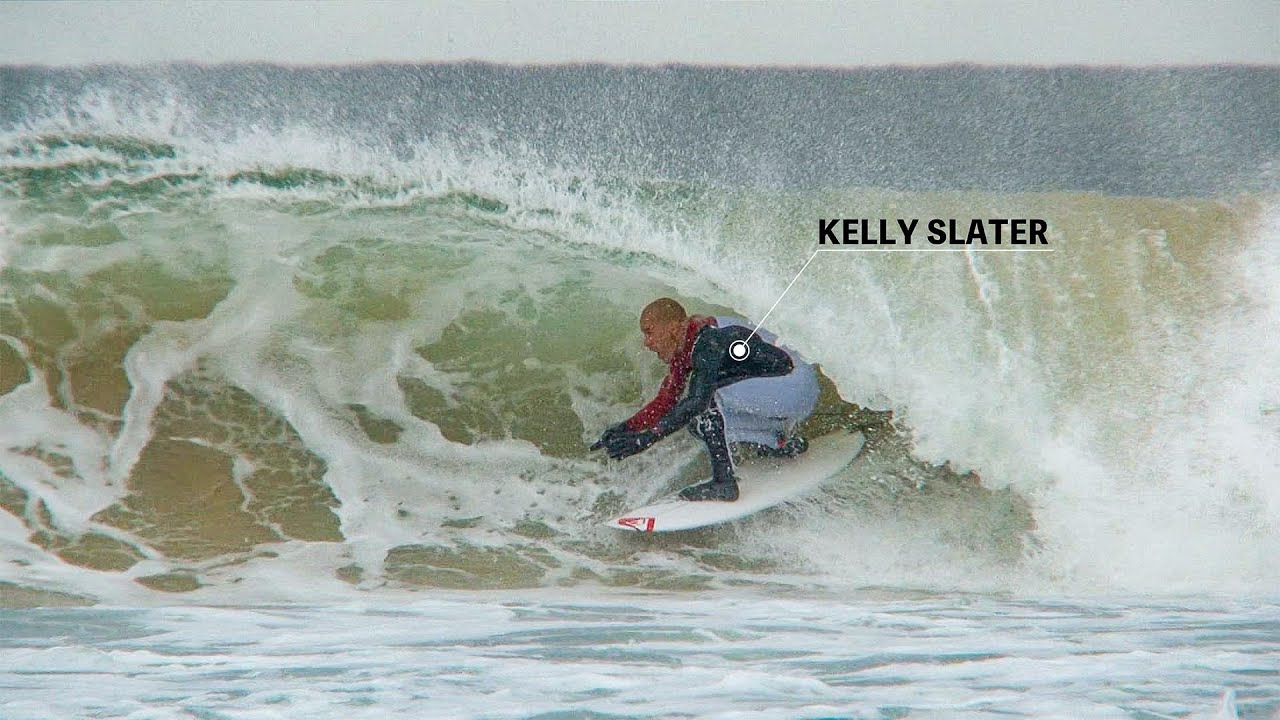 Surfing】ケリー・スレーターが激浅インサイドバレルを高速アップスで