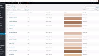 Benjamin Moore Colour Palettes WordPress Plugin with WooCommerce