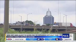 Gov. Ivey asks ALDOT to work on I-19 expansion without toll