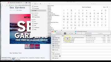 Download Install new font using Mac & Silhouette