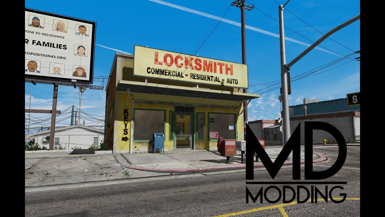 GTA V MLO Locksmith in Davis by MD Modding YouTube