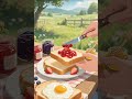 🍞🍓 Bread, jam & calm vibes🌿 A little walk into nature📖✍️ Writing with a peaceful heart🤍 Soft days,