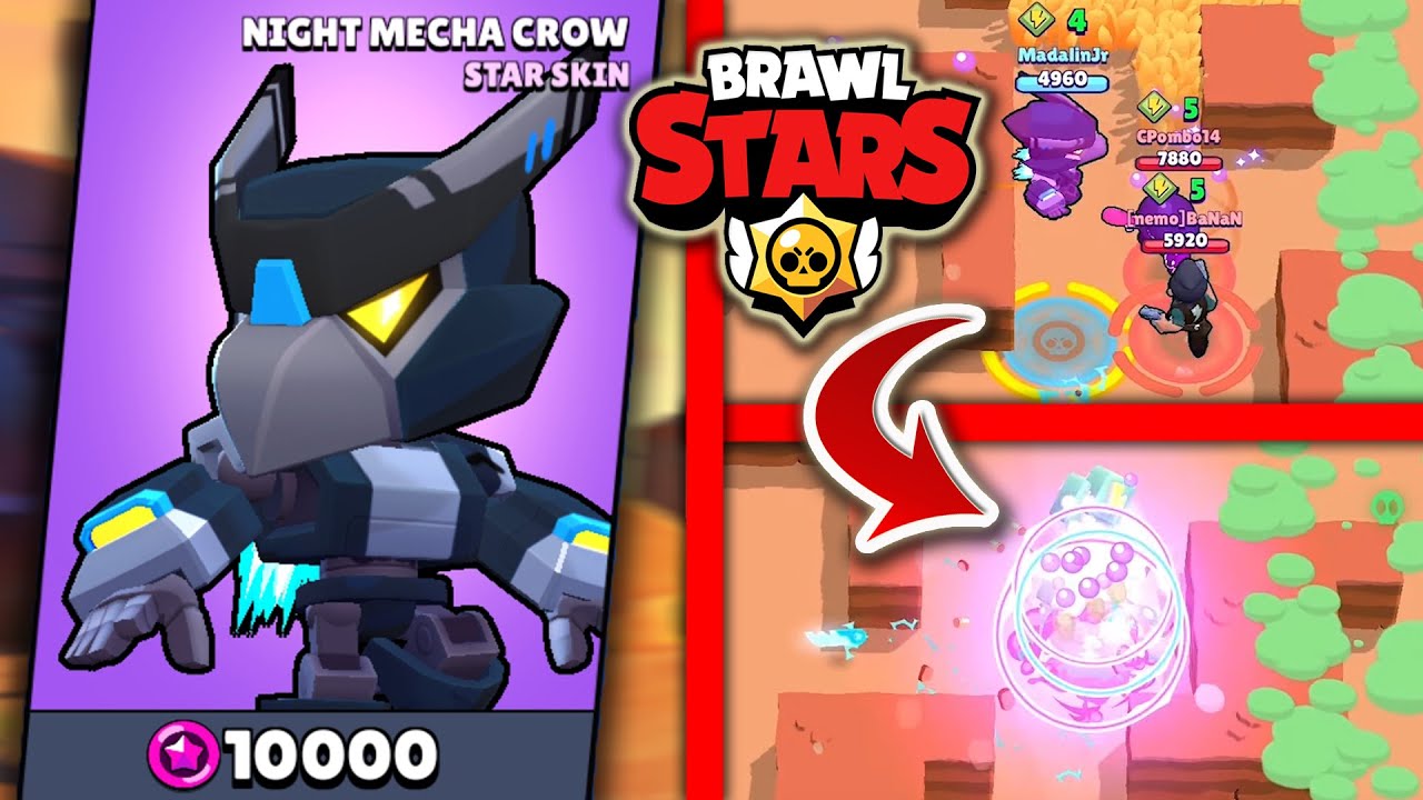 CUMPAR NIGHT MECHA CROW SI CEL MAI WOW MOMENT! Brawl Stars