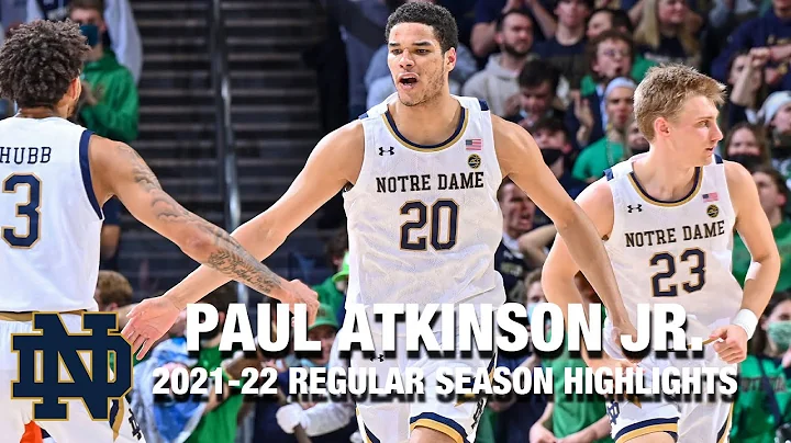 Paul Atkinson Jr. Regular Season Highlights | Notr...