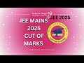 JEE Mains Cut off 2025 Percentile #study Life telugu