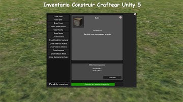 Inventario Construir Craftear Unity 5