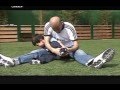 Zidane and his sons playing football