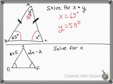 9 - Isosceles Triangle Theorem and Angle-Side Relationsips