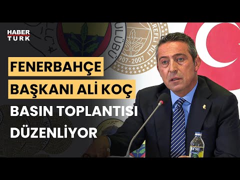 #CANLI - Fenerbahçe Başkanı Ali Koç açıklama yapıyor