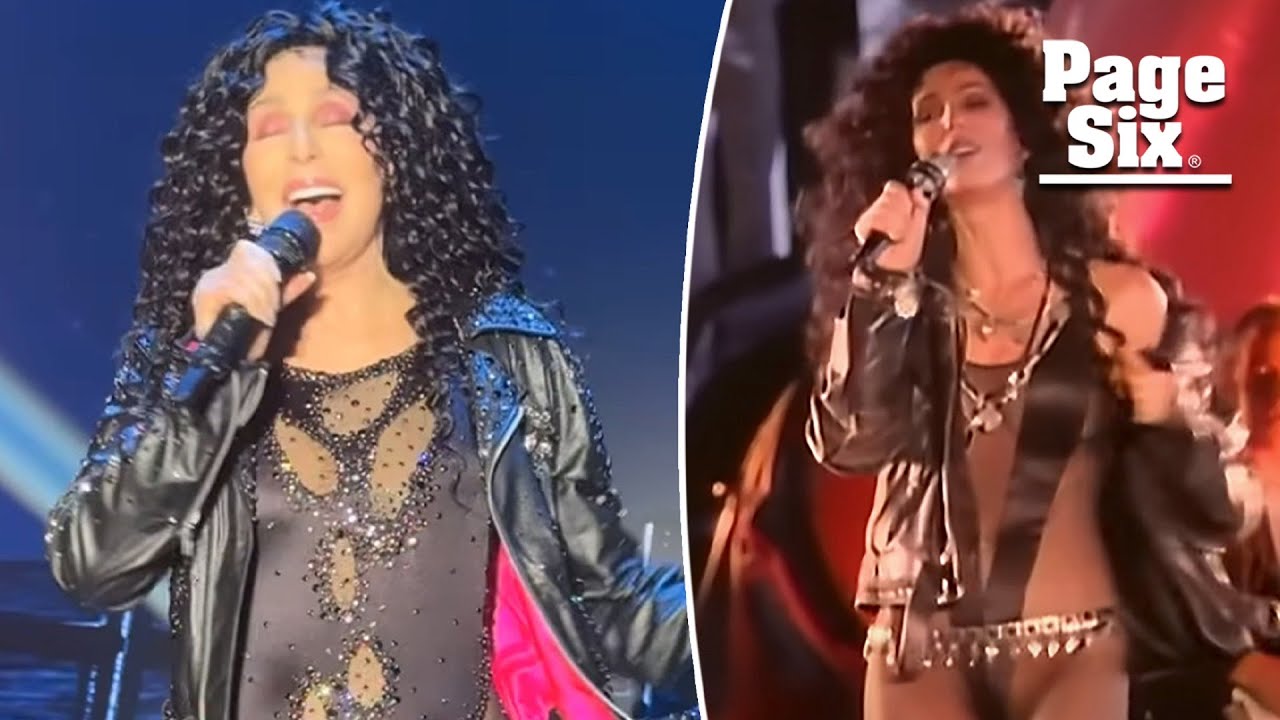 Cher turns back time at amfAR Cannes Gala in black cutout bodysuit inspired by her 1989 video