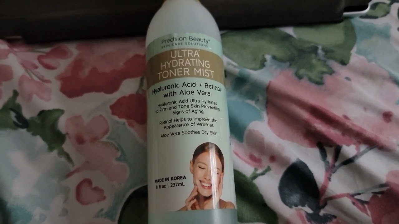 Precision Beauty Ultra Hydrating Toner Mist (Hyaluronic Acid + Retinol + Aloe Vera) Review