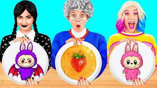 видео: Кулинарный Челлендж: Уэнсдей Против Бабушки | Удивительные Кулинарные Лайфхаки от PaRaRa Challenge картинка: Кулинарный Челлендж: Уэнсдей Против Бабушки | Удивительные Кулинарные Лайфхаки от PaRaRa Challenge