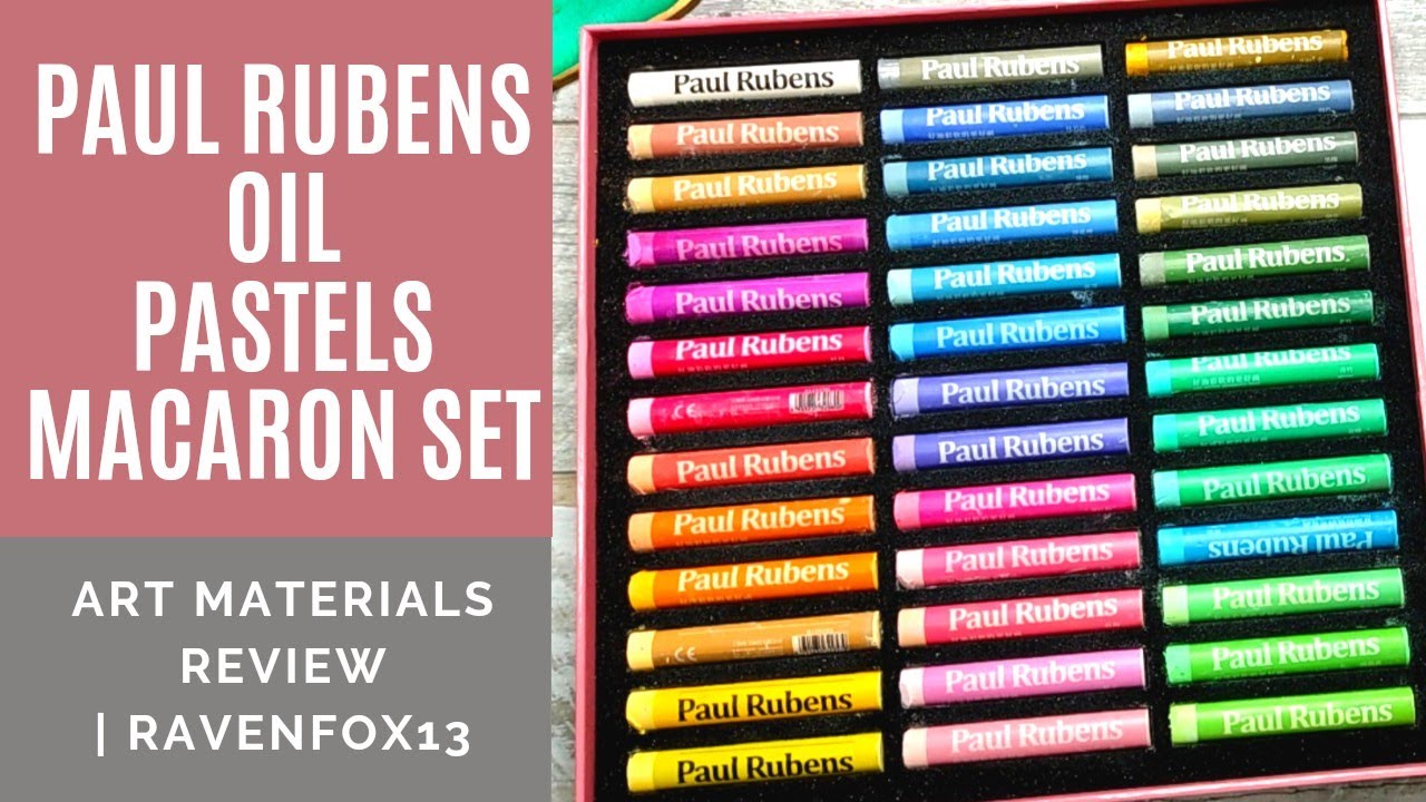 Paul Rubens Oil Pastels, 48 Macaron Colors Soft Oil Pastels