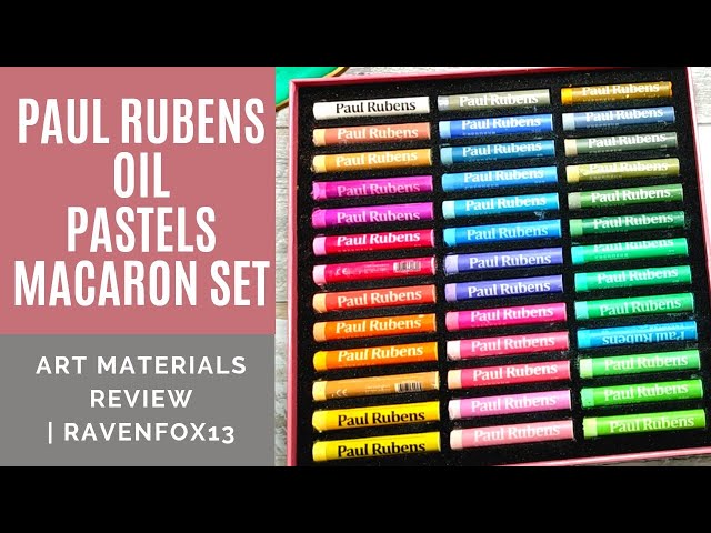 Paul Rubens Macaron Oil Pastels Review - The Artistic Gnome Blog