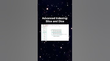 Advanced Indexing: Slice and Dice #ai #artificialintelligence #machinelearning #aiagent Advanced