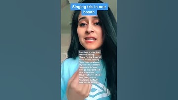 Thumbnail of Trying the Snowman Challenge (singing in one breath)