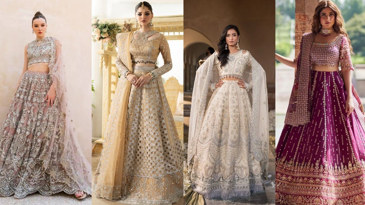 beautiful lehenga designs for girls simple 🥰 Mohsin Saeed fabric new collection 😍 