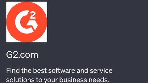 Find best softwares for your needs(g3.com): chatgpt-plugin