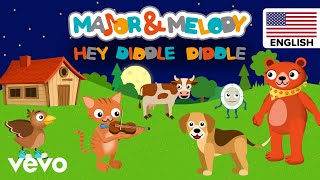 Major & Melody - Hey Diddle Diddle Nursery Rhymes For Kids Us Version