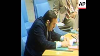 SYND 25 10 74 SOUTH AFRICAN REPRESENTATIVE TO THE UNITED NATIONS DELIVERS STATEMENT