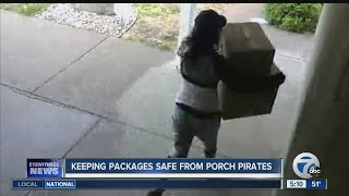 Keeping packages safe from porch pirates