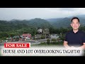 Overlooking house and lot for sale tagaytay city  house tour b78