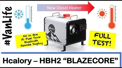 Can This Tiny Diesel Heater Save Your Winter Camping / Van Trips?  HCalory Blazecore HBH2