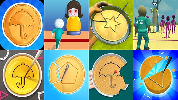 Top 8 Mobile Squid Games Mix | Squid Candy Challenge Gameplay Android