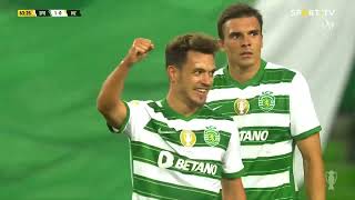 Goal | Golo Pedro Gonçalves: Sporting (2)-0 FC Vizela (Liga 21/22 #1)
