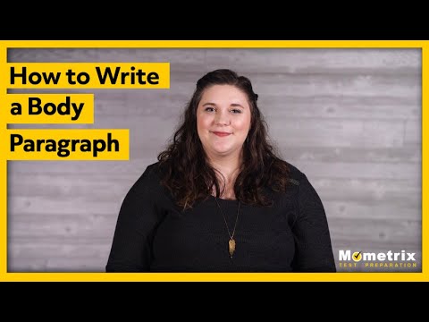 How to Write a Body Paragraph - YouTube