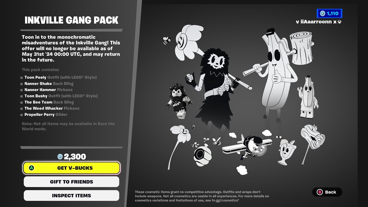 Fortnite - INKVILLE GANG PACK RETURNS!!!