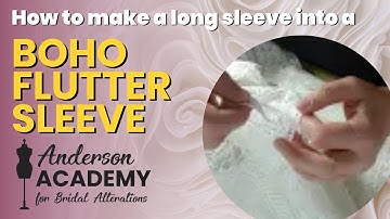 How to make a Boho Flutter Sleeve sewing tutorial