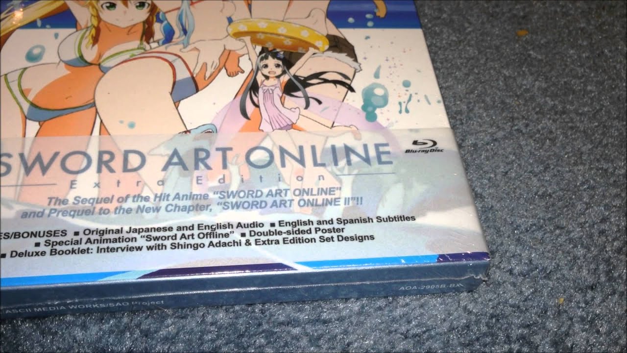 Sword Art Online Extra Edition Unboxing English Edition Youtube