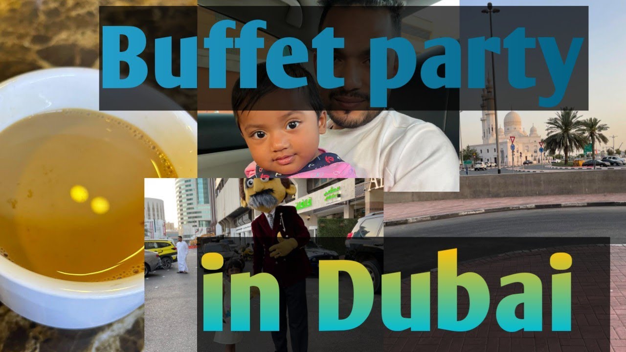 Amazing buffet party in Dubai .Dubai city . Deira district. Buffet restaurant. Pakistani food