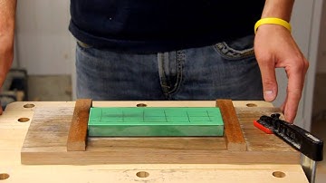 Flattening a Waterstone with a DMT Dia-Sharp Stone