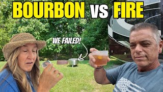 Bourbon Trail Adventure Gone Wrong | First Tasting & Campfire Fail