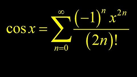 Maclaurin series expansion for cos(x) and interval of convergence ratio test.  Cosine power series.