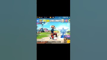 100 LEVEL EMOTE? 😈☠️ #freefire