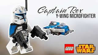 LEGO STAR WARS Captain Rex Y-WING Microfighter 75391 - Speed BUILD