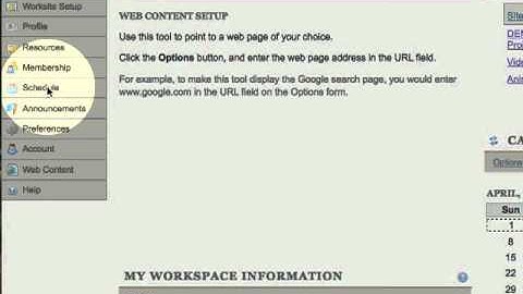 Coming Soon: Sakai 2.8 - My Workspace Training