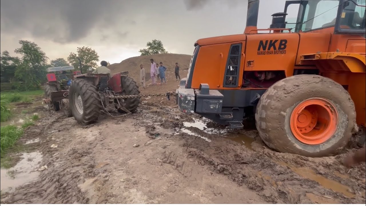 Loader worker tractor