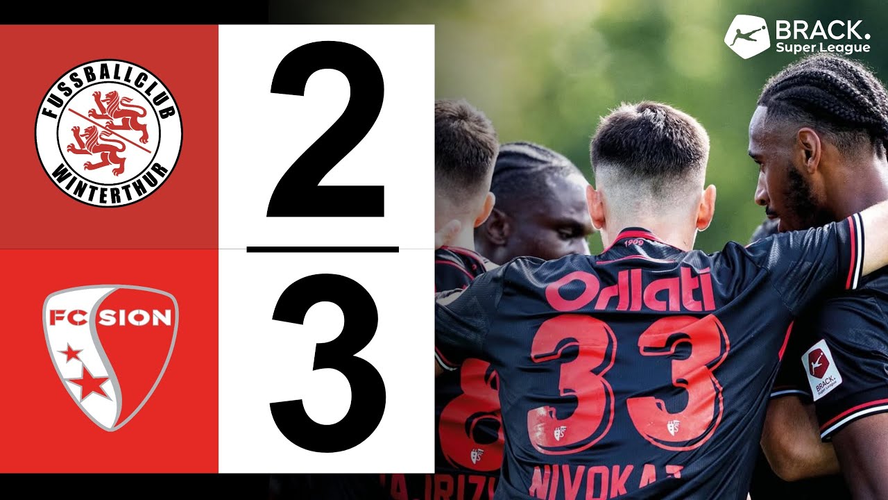 HIGHLIGHTS | FC Winterthur vs FC Sion 2:3
