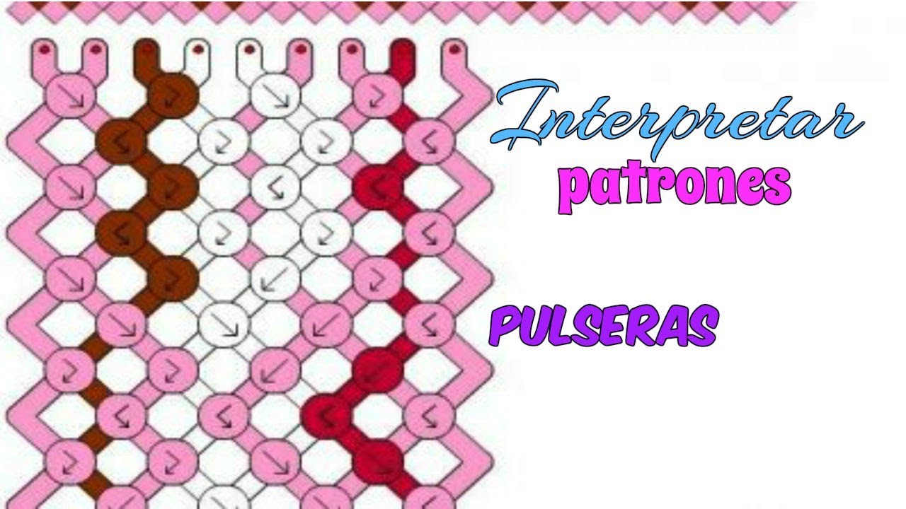 Cómo LEER para HACER PULSERAS de HILO. - YouTube