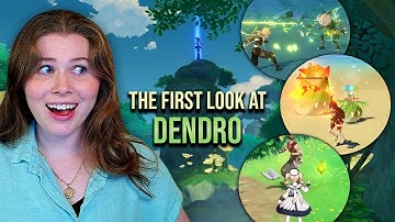 Sumeru Preview Teaser 01: "The Fascinating Dendro Element" Reaction | Genshin Impact