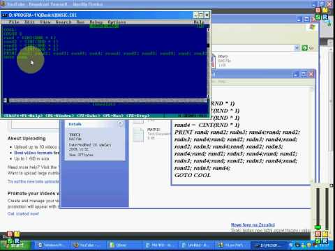 QBasic-tutorial Matrix Effect